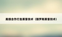 美俄合作打击黑客技术（俄罗斯黑客技术）