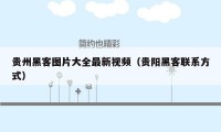 贵州黑客图片大全最新视频（贵阳黑客联系方式）