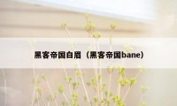 黑客帝国白眉（黑客帝国bane）