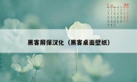 黑客屏保汉化（黑客桌面壁纸）