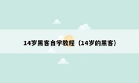 14岁黑客自学教程（14岁的黑客）