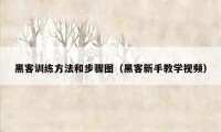 黑客训练方法和步骤图（黑客新手教学视频）