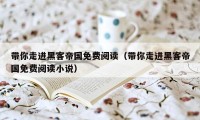 带你走进黑客帝国免费阅读（带你走进黑客帝国免费阅读小说）