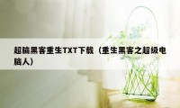 超脑黑客重生TXT下载（重生黑客之超级电脑人）