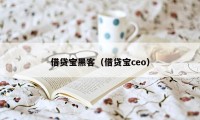 借贷宝黑客（借贷宝ceo）