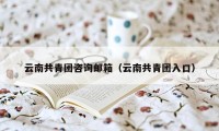 云南共青团咨询邮箱（云南共青团入口）