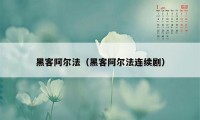 黑客阿尔法（黑客阿尔法连续剧）