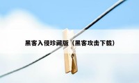 黑客入侵珍藏版（黑客攻击下载）