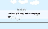 tomcat暴力破解（tomcat密码爆破）