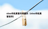 vivo手机黑客代码图片（vivo手机黑客软件）