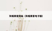 灰帽黑客网站（灰帽黑客电子版）