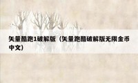 矢量酷跑1破解版（矢量跑酷破解版无限金币中文）