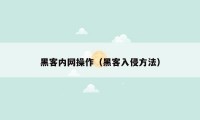 黑客内网操作（黑客入侵方法）