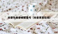 蚊香社黑客破解番号（蚊香黑客在线）